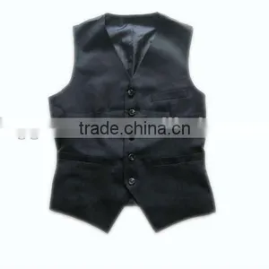 Restaurant Unisex Uniform Black Vest thumbnail-1