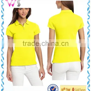 Button Down Cotton Slim Style 100% Cotton Women Polo Shirt thumbnail-4
