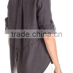 2015 Women Gender and Adult Age Group Ladies Shirt Girls' Fashion Apparel Office Wear for Women thumbnail-3