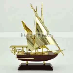 Wholesale New Design Wooden Ship Model With Company Souvenir Gift thumbnail-1