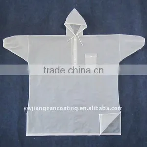 Waterproof Disposable Cheap Vinyl Eva Raincoat Poncho thumbnail-1