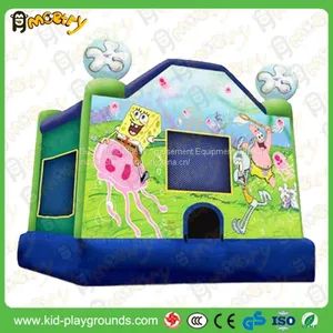 Spongebob Inflatable Bouncer House/New Design Durable PVC Small Inflatable Bouncer thumbnail-1