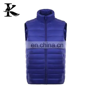 Packable Ultralight Sleeveless Coats Men Winter Feather Down Vest Jacket thumbnail-2
