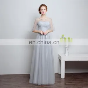 HS1611 Long Floor Length Elegant Prom Evening Dress 2016 Bridesmaid Dress thumbnail-1