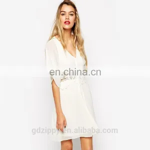 New Design Warehouse Women Dress Lace and Kimono Sleeve Dress thumbnail-5