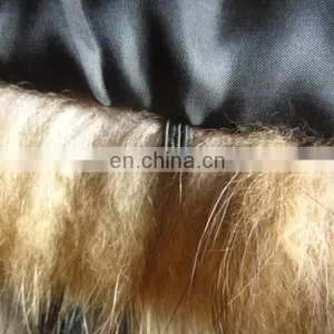 Top Quality Real Dyed Raccoon Fur Collar thumbnail-4