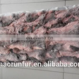 100% Real Natural Rabbit Fur Plate thumbnail-5