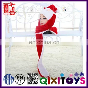 Custom Made Cute Christmas Hat Decoration Special Animal Shaped Personalized Christmas Design Plush Hats thumbnail-6