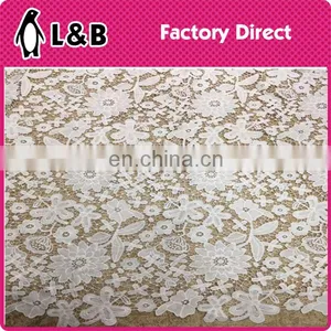 New Design Popular Embroidery Milk Silk Fabric thumbnail-3