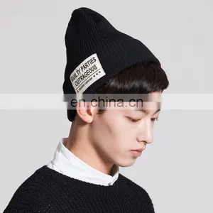 Unisex Beanie Knit Hat With Oversized Winter Hats thumbnail-1