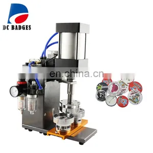 Good Selling Pneumatic Button Badge Machine Efficiently Badge Press Making Machine thumbnail-1