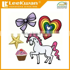 Emoji Unicorn Lovers Stick Embroidery Patch thumbnail-1