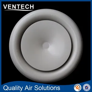Circular Ceiling Diffuser Supply Air Disc Valve Air Vent thumbnail-1