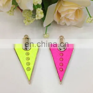 Hot Sell Colorful Peak Triangle Metal Garment Accessories Sew on Neckline or Pin on or Nail on Clothing Bags or Shoes thumbnail-1
