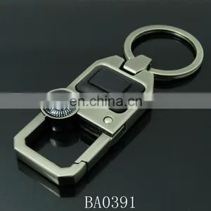 Promotion Gift Aluminum Keychain With LED Light thumbnail-4