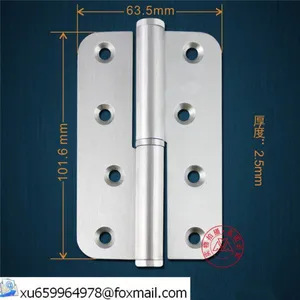 906525 Stainless Steel Hinge Removable Wooden Door Window Universal Unremovable Hinge OEM Factory 4*2.5*2.5 thumbnail-3