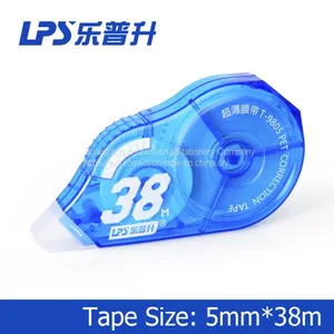 Student Correct Supplies Large Capacity 38m Correction Tape Blue NO.T-9805 thumbnail-3