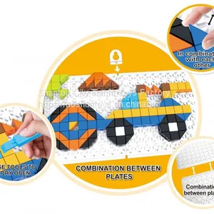 Hot Sale Toy Brick Block Building Toy Funny Puzzle Toy DIY Construction Brick Block Toy for Kids Brick Toy Gift 6991-2 thumbnail-4