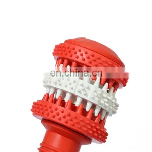 Leakage Food Training Dog Toy Dumbbell Shaped Pet Toys thumbnail-3