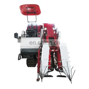 Wubota Chinese Rubber Track Peanut Combine Harvester in Senegal thumbnail-1