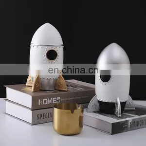 New Arrival Table Decoration Rocket Shape Ashtray Modern Portable Creative Ashtray thumbnail-2