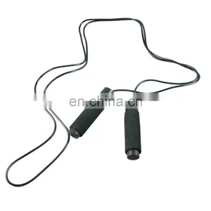 Wholesale Length Adjustable Custom Fitness Weighted Speed PVC Jump Rope thumbnail-3
