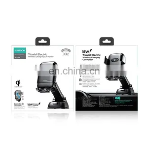 JOYROOM New Design Three-axis Car Holder Electric Wireless Charging Car Phone Holders Car Charger thumbnail-7
