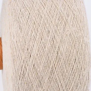 Ne5.5s Raw White Recycled Polyester Cotton Yarn for Weaving Belt Tape thumbnail-5
