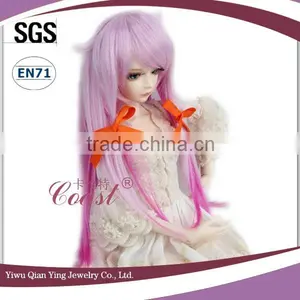 Long Nice Fashion Design Bjd Doll Pink Wigs thumbnail-2
