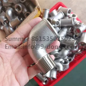 SS304 Stainless Steel Sanitary 90 Degree Bend Fittings Elbow thumbnail-4