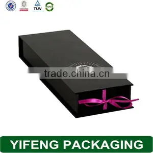 Luxury Design Paper Packaging Human Hair Boxes With Ribbon thumbnail-1