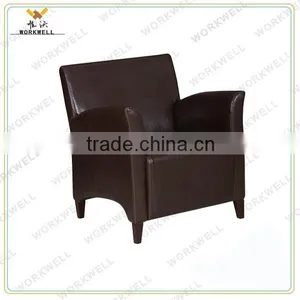 WorkWell PU High Quality Dining Roomsofa Chairs With Rubber Wood Legs Kw-D305 thumbnail-1