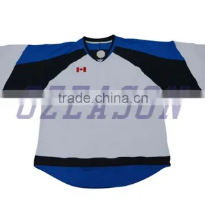 Custom Men's Hockey Jersey Set Embroidery Ice Hockey Jersey With Socks for Teams thumbnail-2