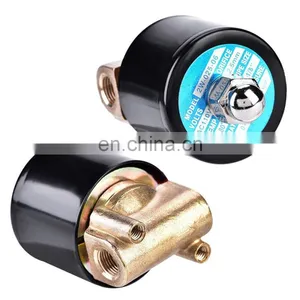 COVNA DN8 1/4 Inch 2 Way 12V 24V DC Normally Closed Miniature Brass Diesel Fuel Solenoid Valve thumbnail-4