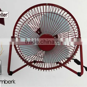 8 Inch Usb Electric Iron Desk Fan With Adapter thumbnail-6