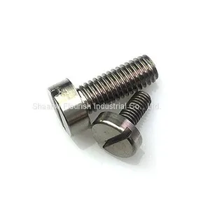 Full Thread Slotted Head Screw , Stainless Steel Cheese Head Machine Screw thumbnail-2