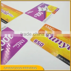 Professional Quality Plastic Pvc Scratch Calling Card With Scratch Panel thumbnail-4