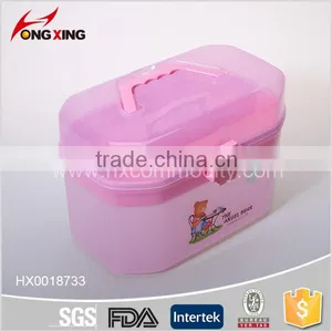 Pink Clear Plastic Family Healthy Box thumbnail-1