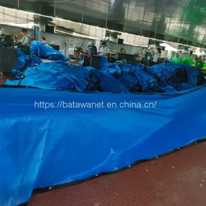 Privacy Netting Garden Wind Screening Windbreak Fencing 95% Sunblock Blue Shade Fence Net Batawa thumbnail-2