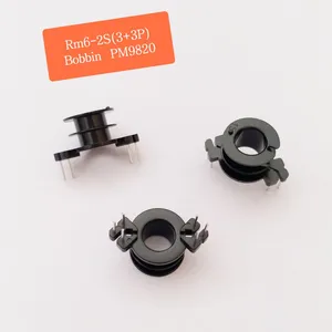 RM6-2S Vertical Bobbins, RM6-2S(3+3P) Bobbins, RM6-2S Vertical Transformer Bobbins. PM9820 Material, Fast Delivery Time. thumbnail-1