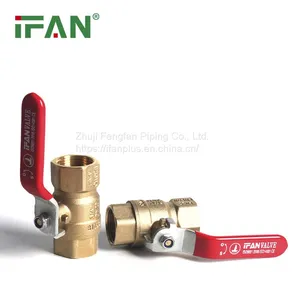 IFAN Wholesale 1/2-4 Inch High Pressure Ball Valve Brass Ball Valve for Water thumbnail-2