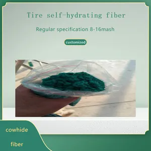 Supply Tire Self-hydrating Fiber Boned Leather Kraft Fiber, Electrostatic Flocking Kraft Powder thumbnail-1