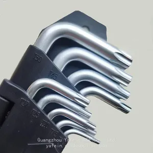 A Set of Matt Lengthened Arm Hex Wrench 9-piece Set of Plum Spanner Combination Maintenance Tools thumbnail-2