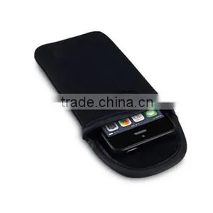 Plain Black Case Cover Protector Carrying Pouch For 5.5 Inch Cell Phone thumbnail-2