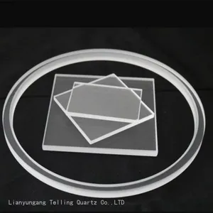 20mm Thick Round Quartz Plate Quartz Glass Disk Quartz Sheet thumbnail-3