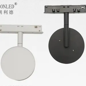 Factory Directly Sale Led Magnetic Light Track Aluminum DC48V Track Rail Ceiling Magnetic Track thumbnail-3