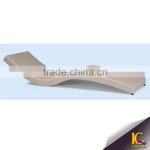 Hotel Swimming Pool Rattan Lounger Sun Bed Beach Chair Rattan Furniture thumbnail-2