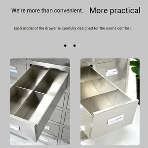 Vintage Style Steel Apothecary Chest-SAC357| High Capacity 60-Drawer Organizer With Security Lock for Craft and Hobby Studios thumbnail-5