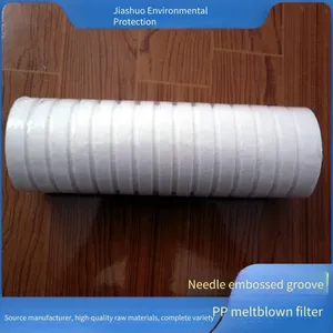 20-inch pp Melt-blown Filter Element With Embossed, Needled and Grooved Surface, Large Dirt-holding Capacity, Supplied by Jiashuo Environmental Protection thumbnail-1