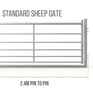 Heavy Duty Livestock Cattle Corral Fence Gate and Horse Round Pen Sheep Panels Farm Fence USA Metal Cattle Panel Fence thumbnail-3